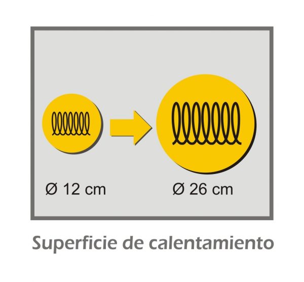 Placa de inducción portátil