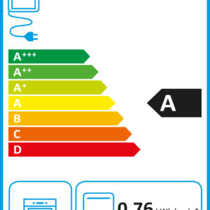 Etiqueta de eficiencia energética clase A. MX-HE2657