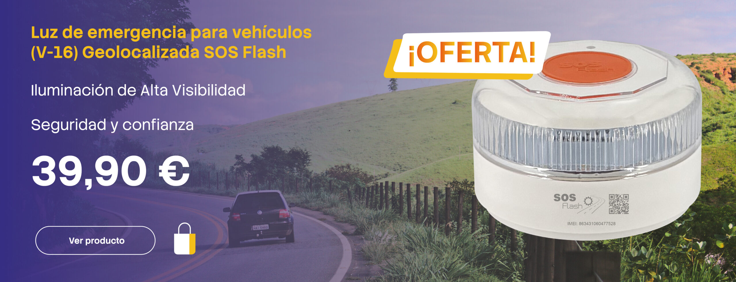 Baliza V16 Geolocalizada