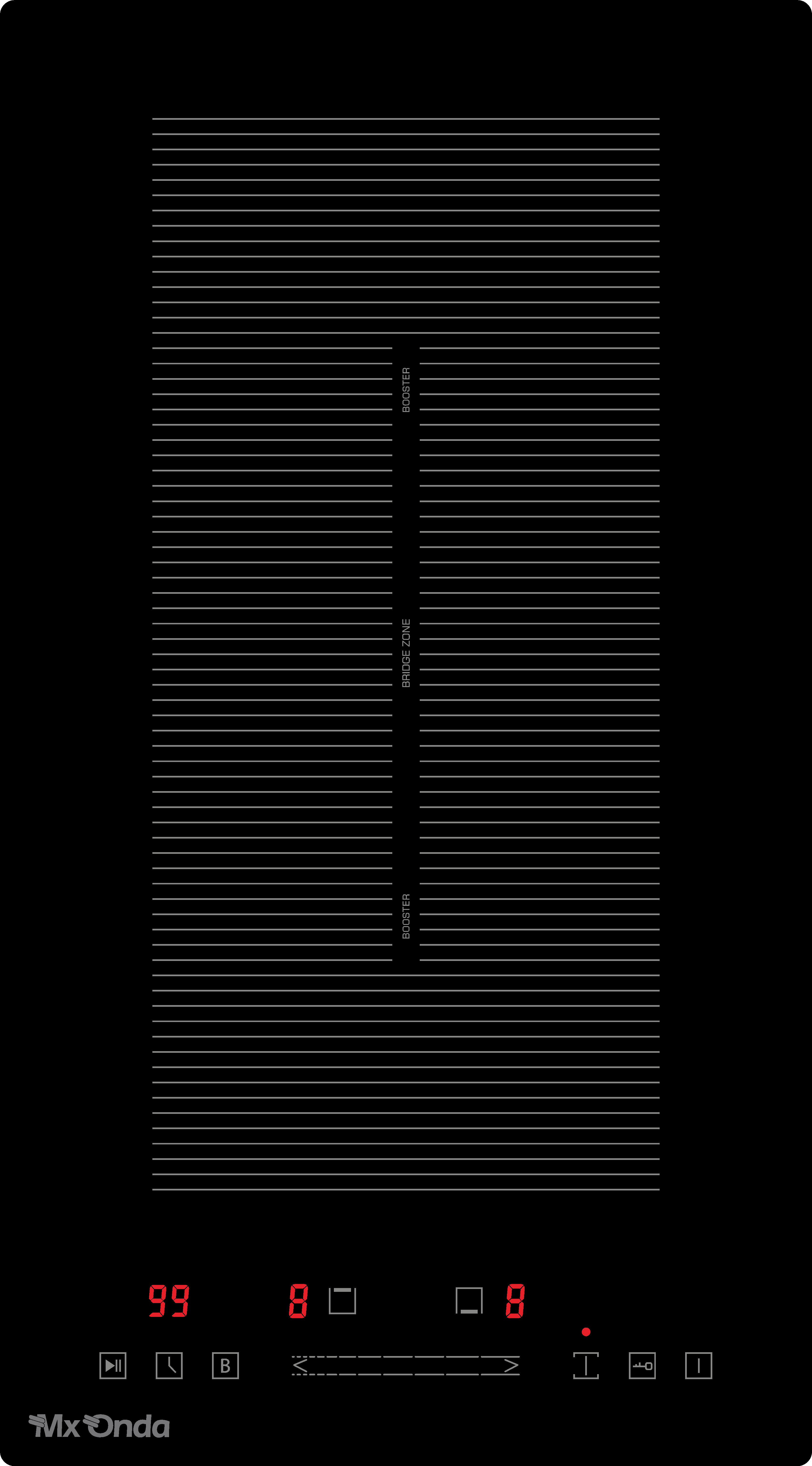 Placa de inducción compacta de encastrar y para sobremesa MX-PI2615 FLEX